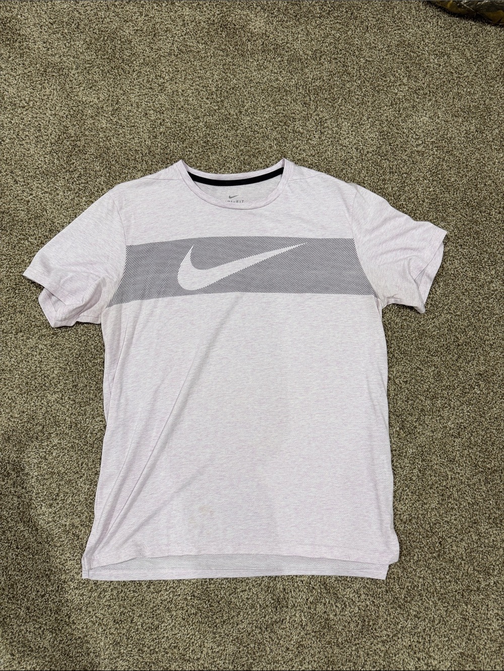 Nike Men’s Light Pink Short Sleeve Logo Tee